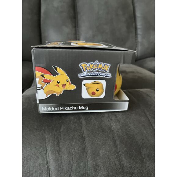2016 Nintendo Pokemon Pikachu 3D Molded Coffee Cup Mug 16Oz. Just Funky NEW!!! - Picture 5 of 6